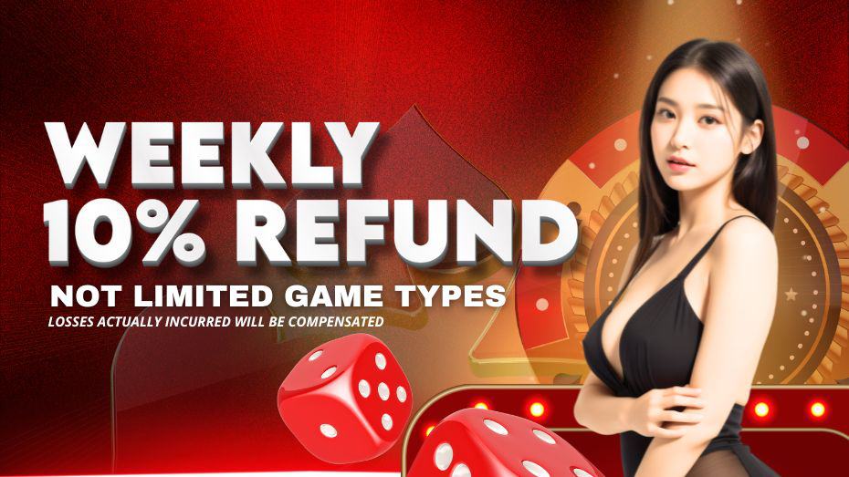 10% Weekly Refund Bonus